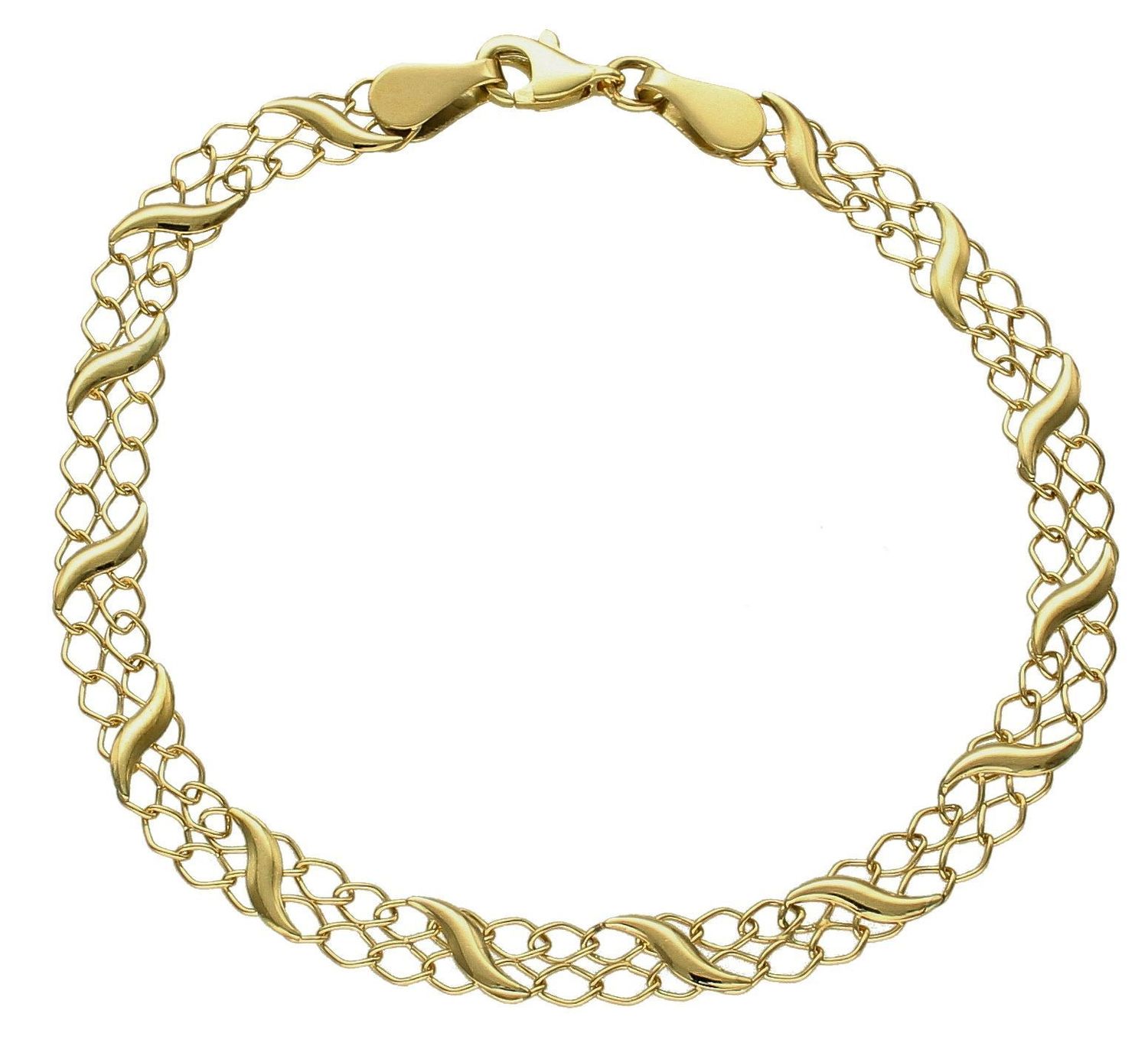 Złota bransoletka damska 375 delikatny wzór siateczka BR 6720 375. Bransoletka damska złota. Złota bransoletka damska. Bransoletka damska próby 375. Złota delikatna bransoletka idealna na prezent dla kobiety..jpg